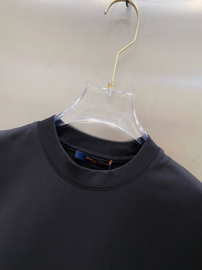 LV MONOGRAM T-SHIRT BLACK COTTON 238824