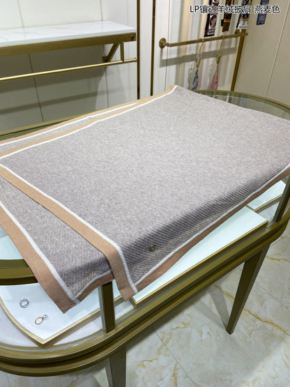 LP Scarf 170 CM In Grey Mix Brown Consinee Cashmere 205600
