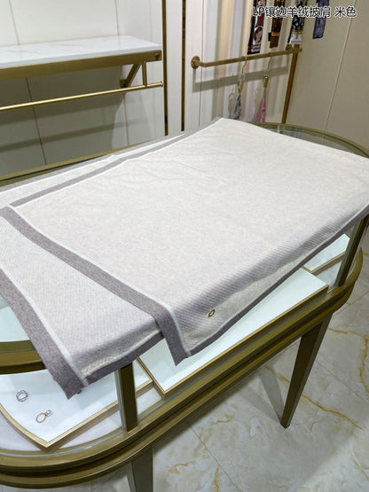 LP Scarf 170 CM In Light Grey Mix Grey Consinee Cashmere 205601