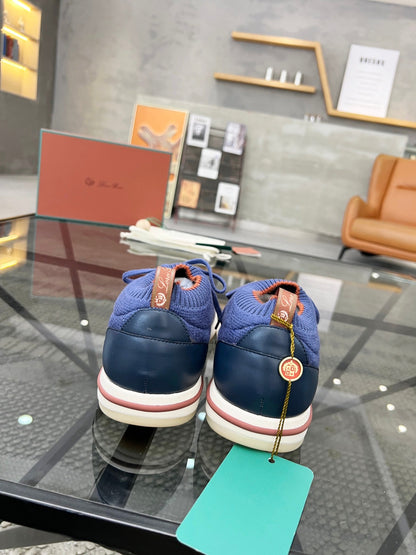 LP 360 LP FLEXY WALK SNEAKER BLUE AND GRAY WOOL