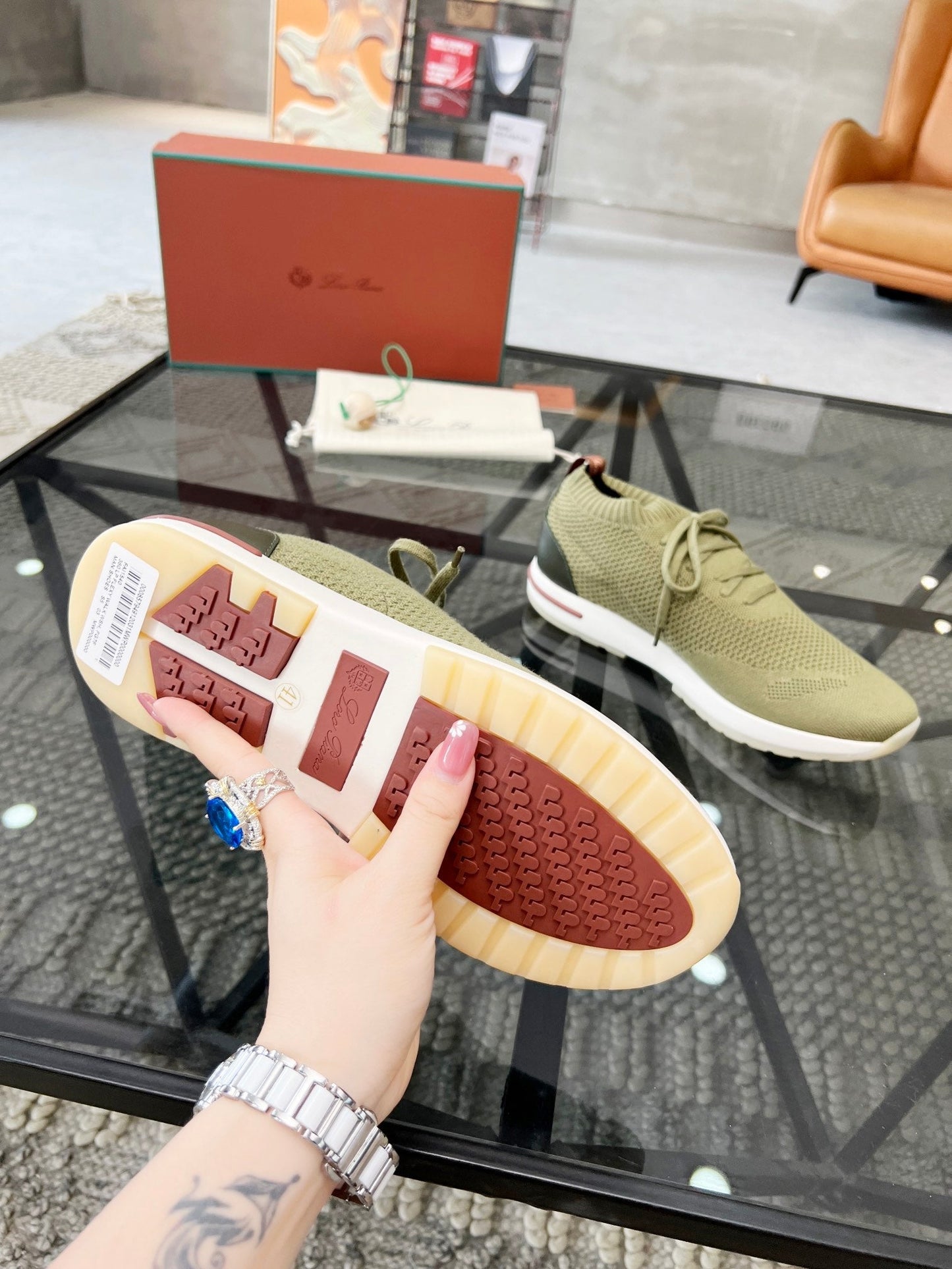 LP 360 FLEXY WALK SNEAKER MOSS WOOL
