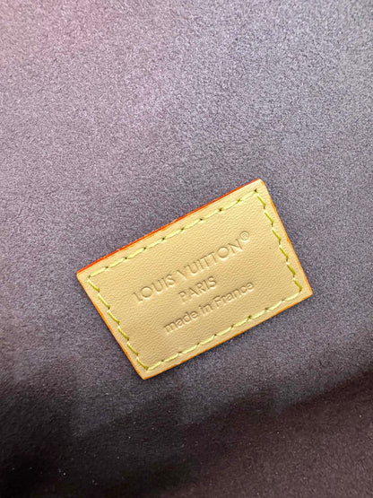 LV Pochette Camille 20cm Brown Monogram Canvas 330396