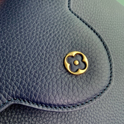 CAPUCINES BB 27 DARK BLUE TAURILLON MOP GOLD HARDWARE