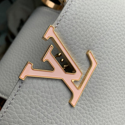 CAPUCINES MINI 21 ROCK GREY TAURILLON GOLD HARDWARE