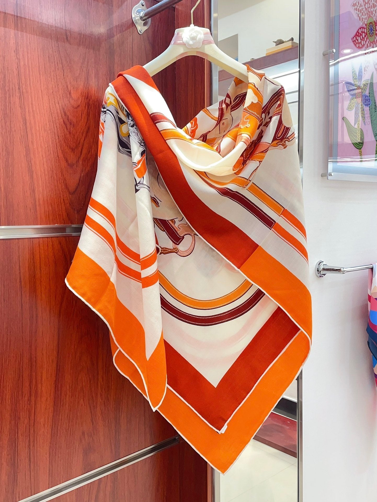 Brides De Gala Forever Scarf 140 CM In Colorful Cashmere And Silk 337141