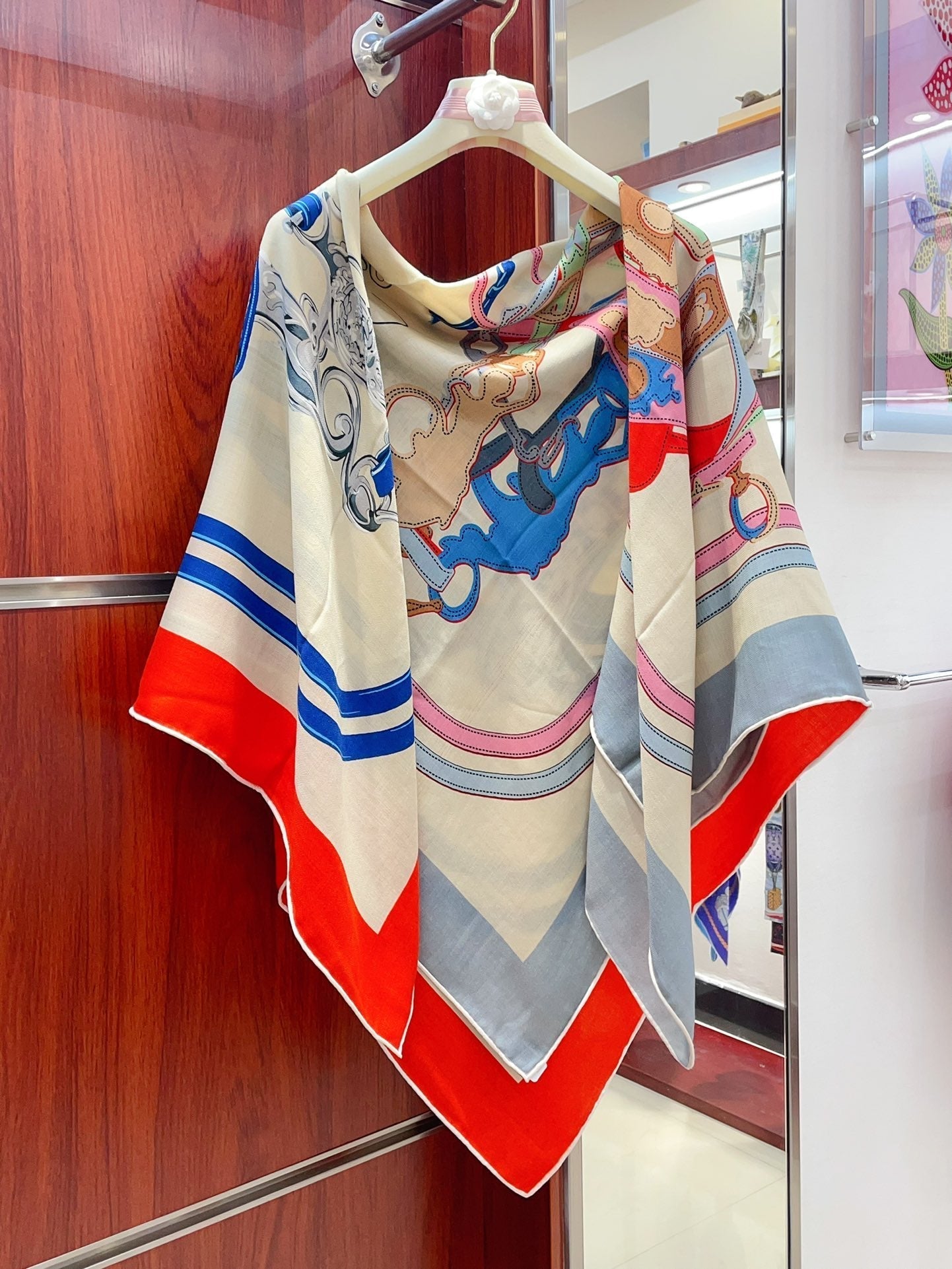 Brides De Gala Forever Scarf 140 CM In Colorful Cashmere And Silk 337143