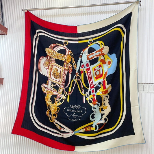 Brides De Gala Forever Scarf 140 CM In Colorful Cashmere And Silk 337145