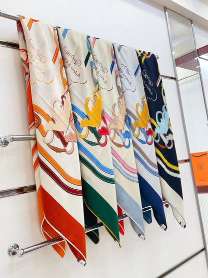 Brides De Gala Forever Scarf 140 CM In Colorful Cashmere And Silk 337145