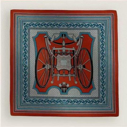 LES ROUES DE PHAETON BANDANA SHAWL 140 CM COLORFUL 385446