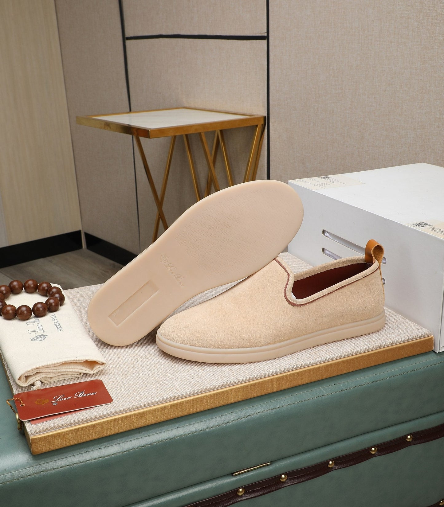LP VENICE WALK LOAFERS BEIGE SUEDE