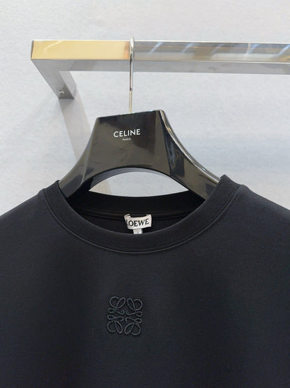 Loewe Slit T-shirt Black Cotton