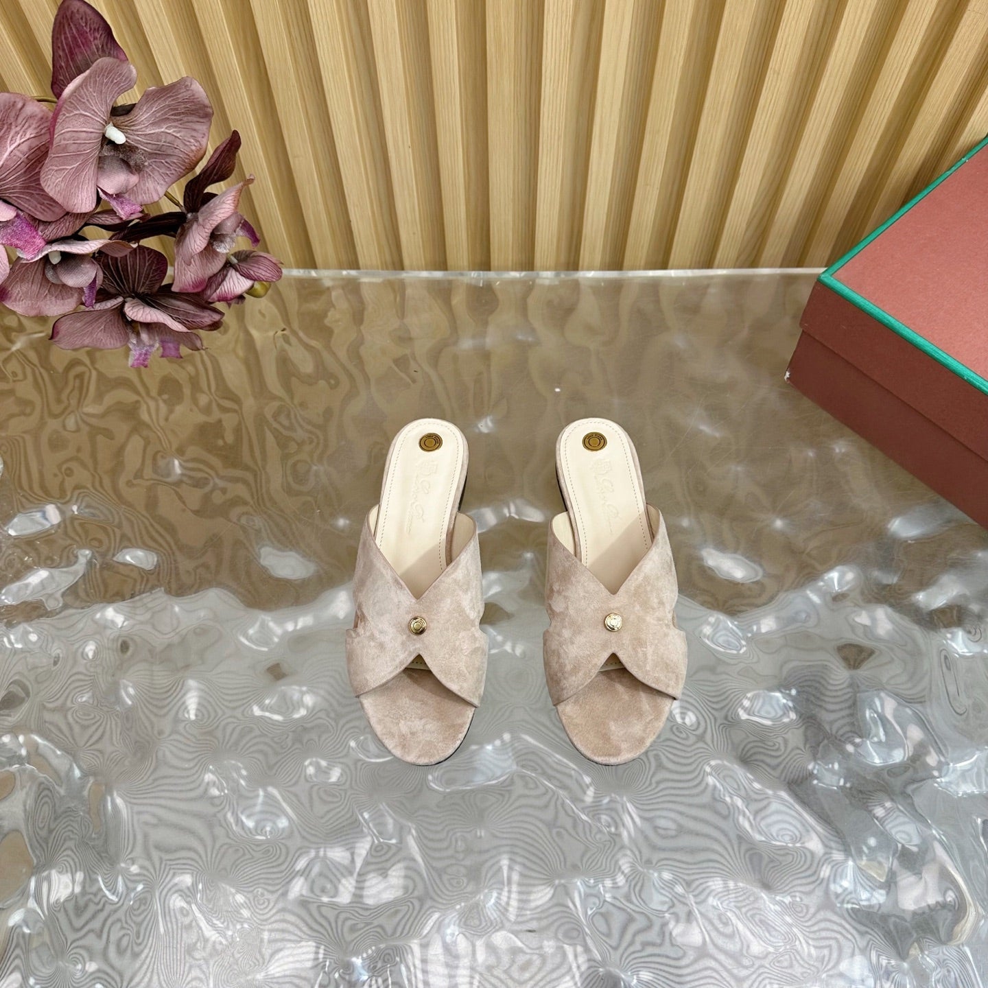 LP Vera Sandal Light Beige Sheepskin 307962