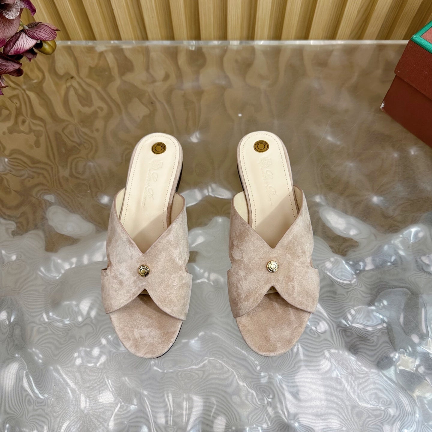 LP Vera Sandal Light Beige Sheepskin 307962
