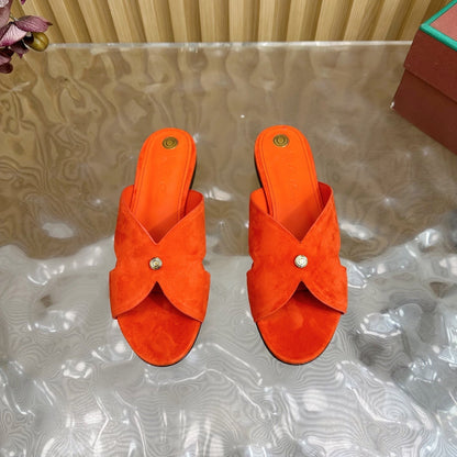 LP Vera Sandal Orange Sheepskin 307964