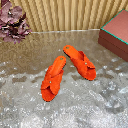 LP Vera Sandal Orange Sheepskin 307964