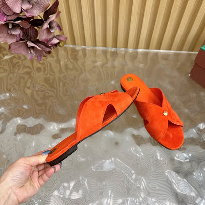 LP Vera Sandal Orange Sheepskin 307964