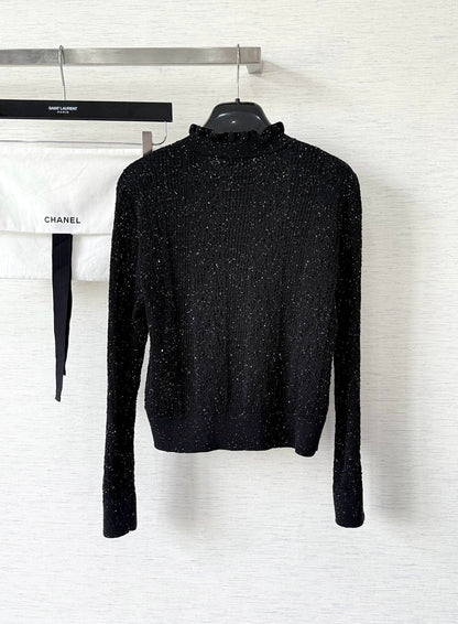 CC 25 Cardigan Black Wool