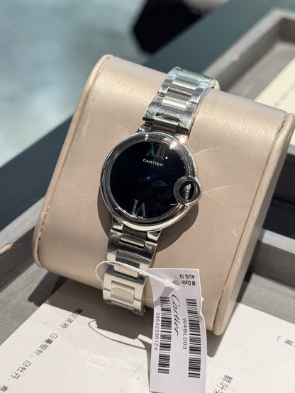 Cartier Bleu Balloon 33mm Quartz Silver