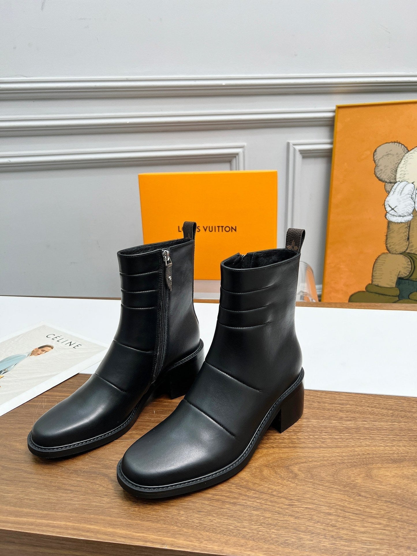 LV Jazz Boots Black Lambskin