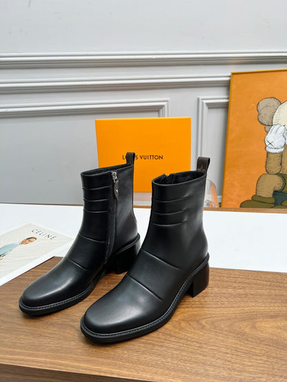 LV Jazz Boots Black Lambskin