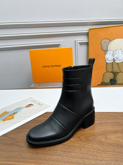 LV Jazz Boots Black Lambskin
