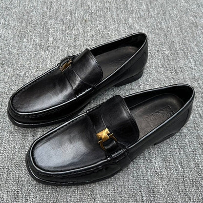 LV LOAFER IN BLACK CALFSKIN