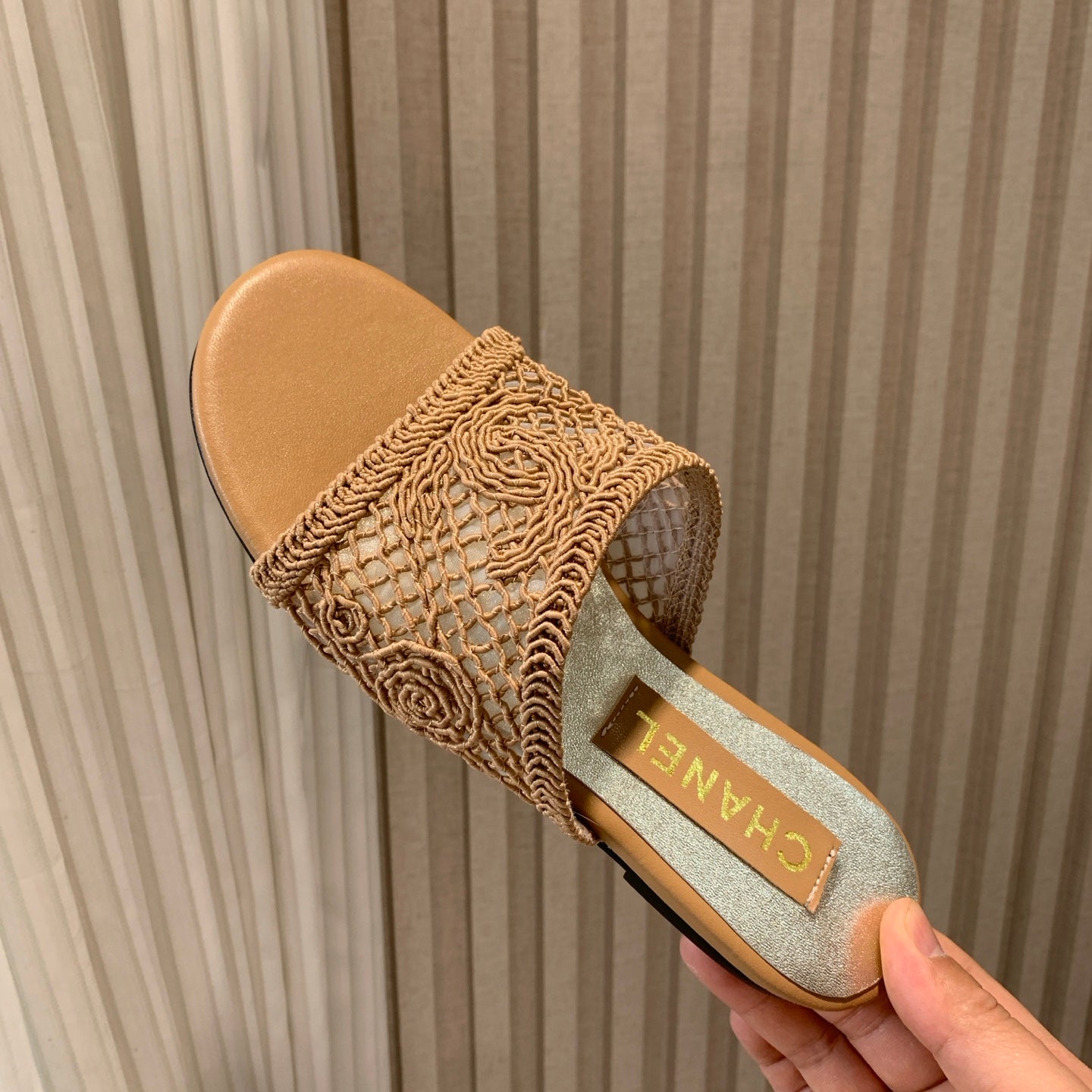 CC 25 Slippers Brown Special Woven 307029