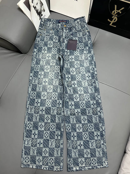 LV 25 Monogram Dark Blue Jean