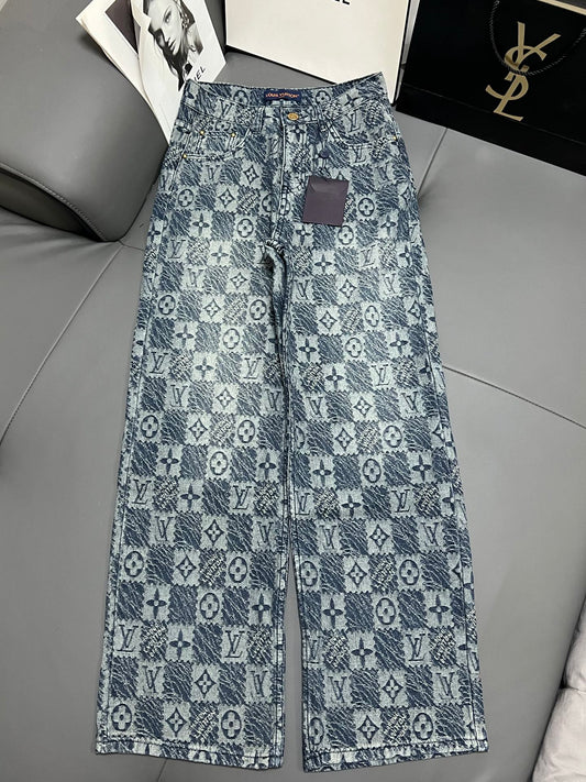 LV 25 Monogram Dark Blue Jean