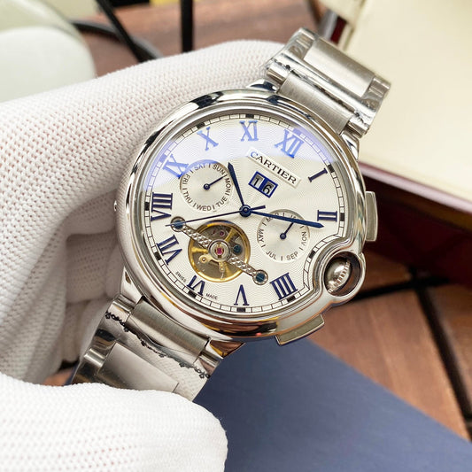 Cartier Ballon Bleu 44mm Silver