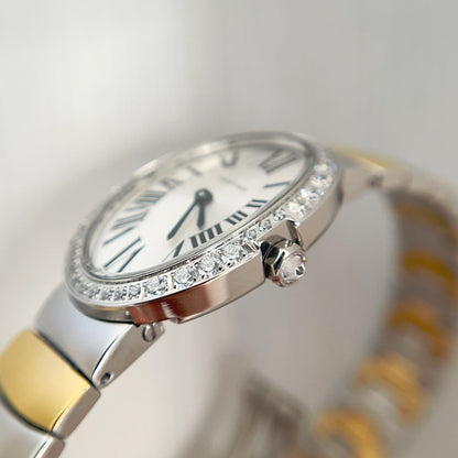 Baignoire 23mm Two-Tone Yellow Gold Diamond Bezel