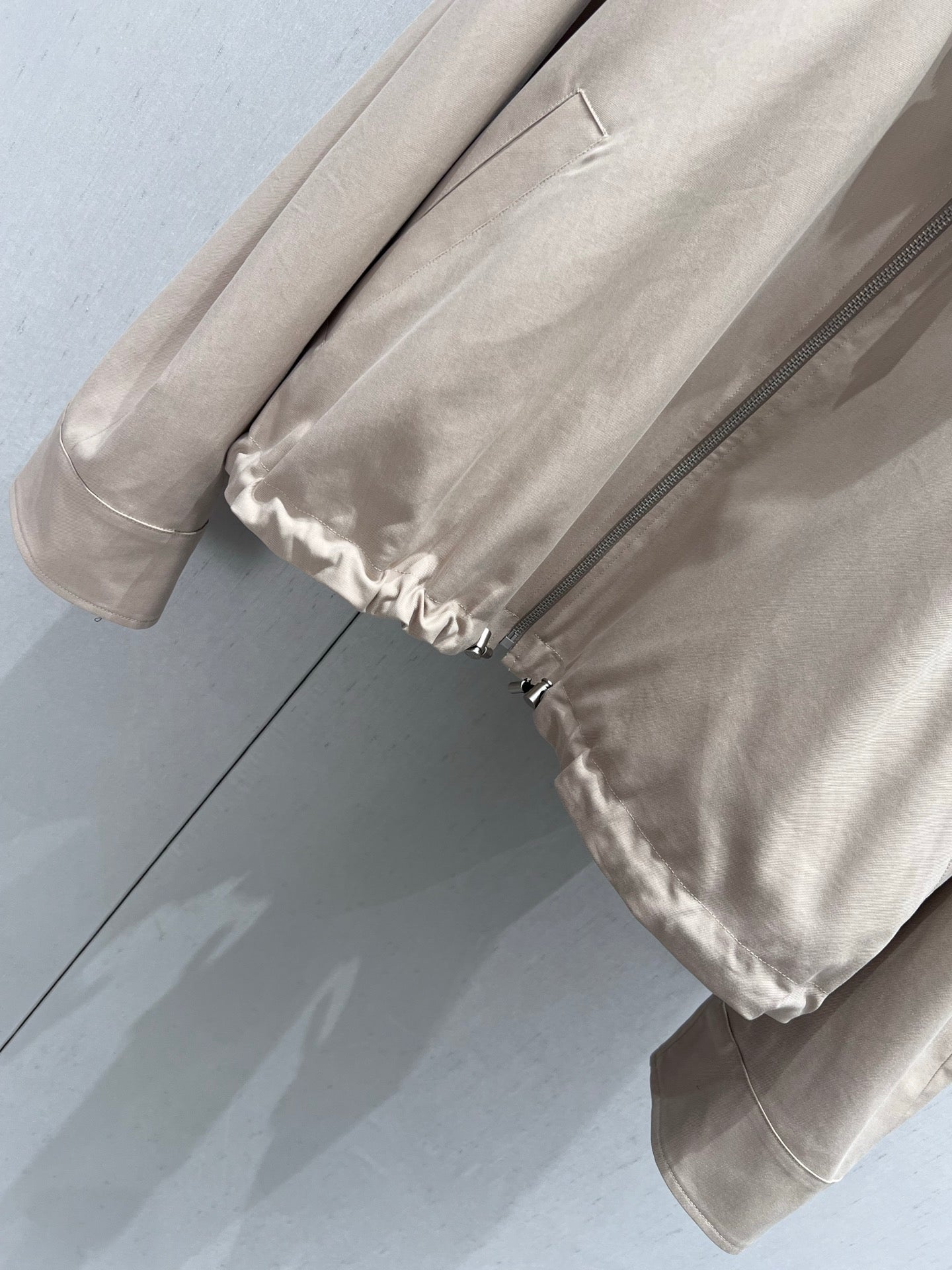 Loewe 25 Jacket Beige Cotton