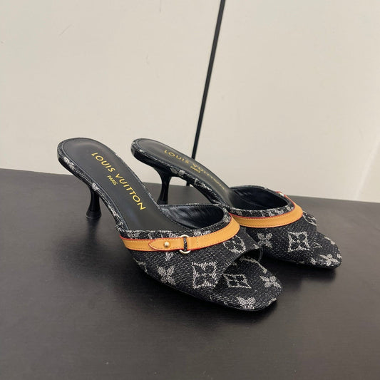 lv neo revival 50 black monogram denim calfskin