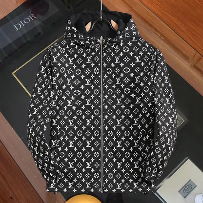 LV DOUBLE-SIDED JACKET BLACK 239003