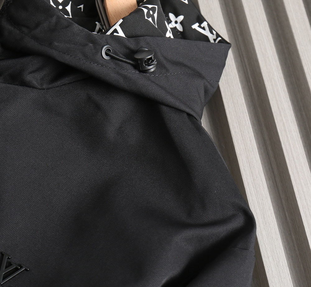 LV DOUBLE-SIDED JACKET BLACK 239003
