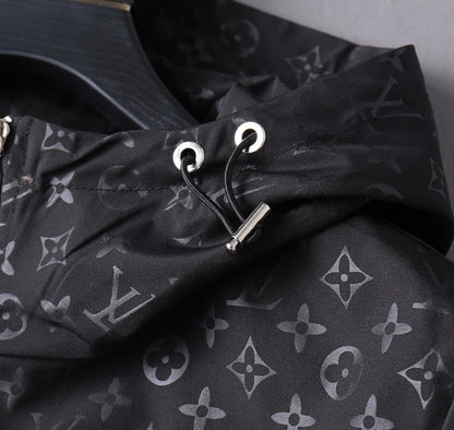 LV BLACK HOODED JACKET 238990