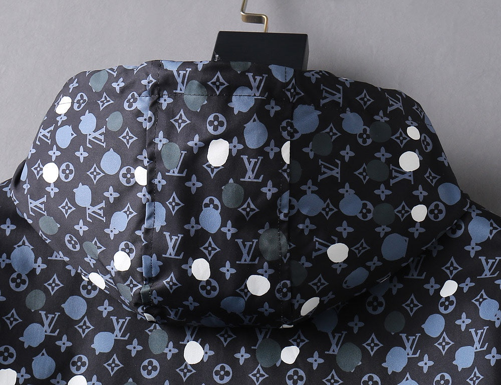LV BLACK MONOGRAM HOODED JACKET 238997
