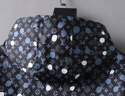 LV BLACK MONOGRAM HOODED JACKET 238997