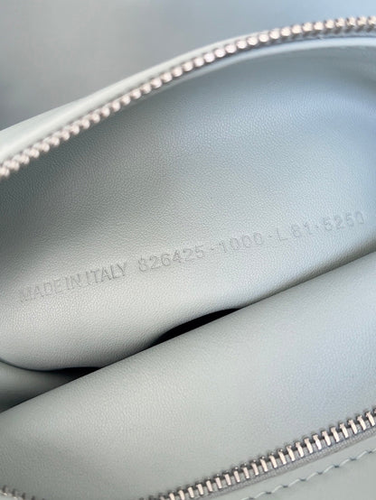 Balenciaga Carrie bowling ball bag pastel mint green lambskin