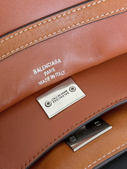 Balenciaga Rodeo 22 bag brown lambskin