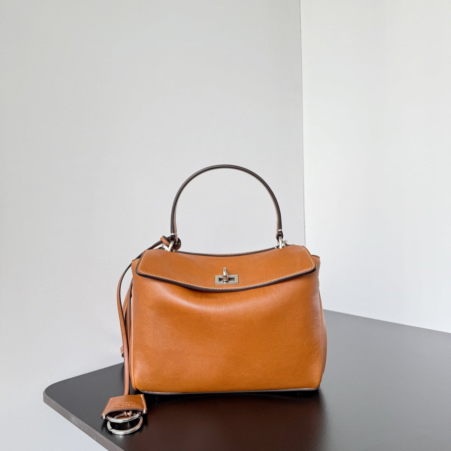 Balenciaga Rodeo 22 bag brown lambskin