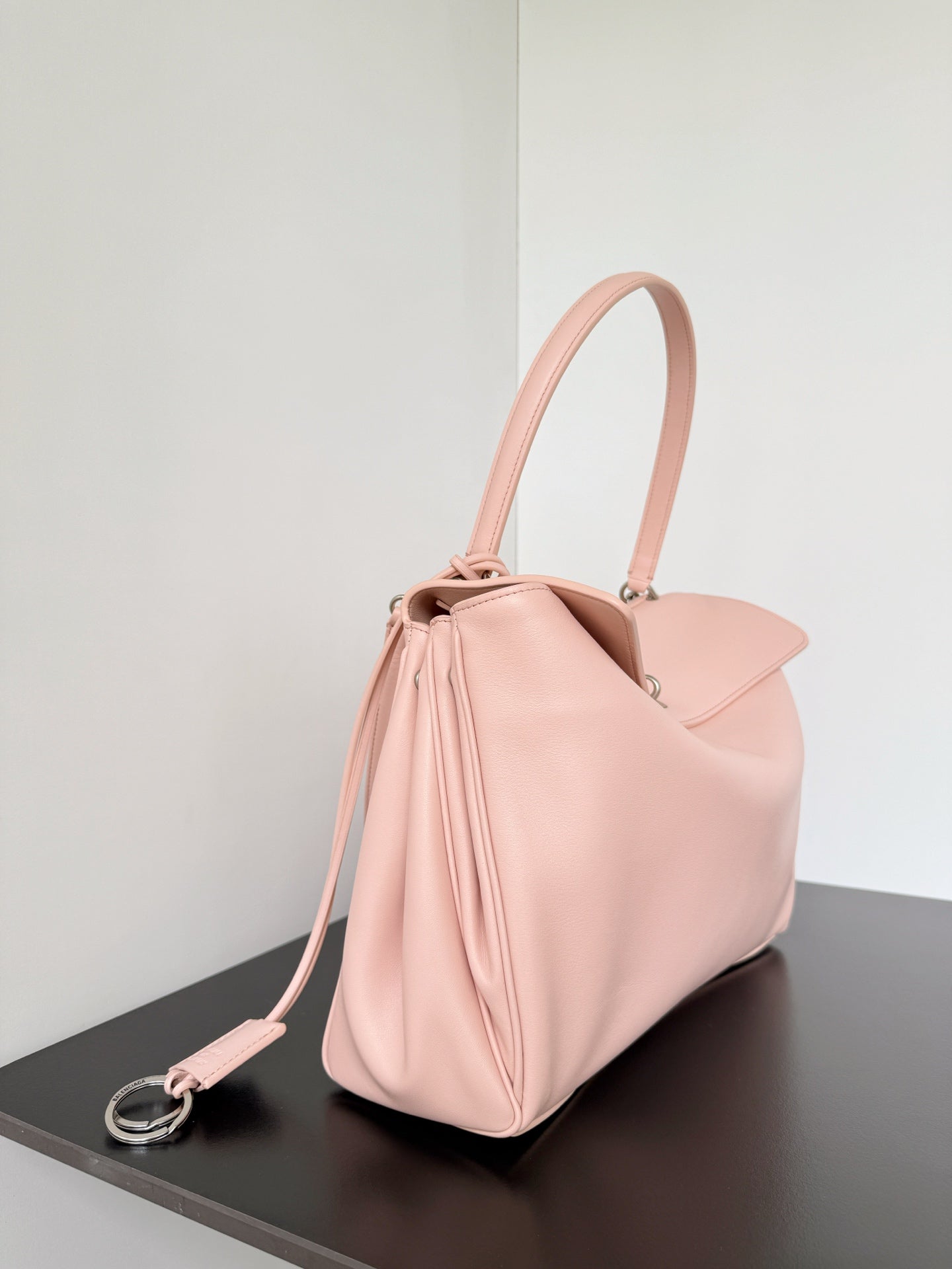Balenciaga Rodeo 35 oversized bag pastel pink lambskin