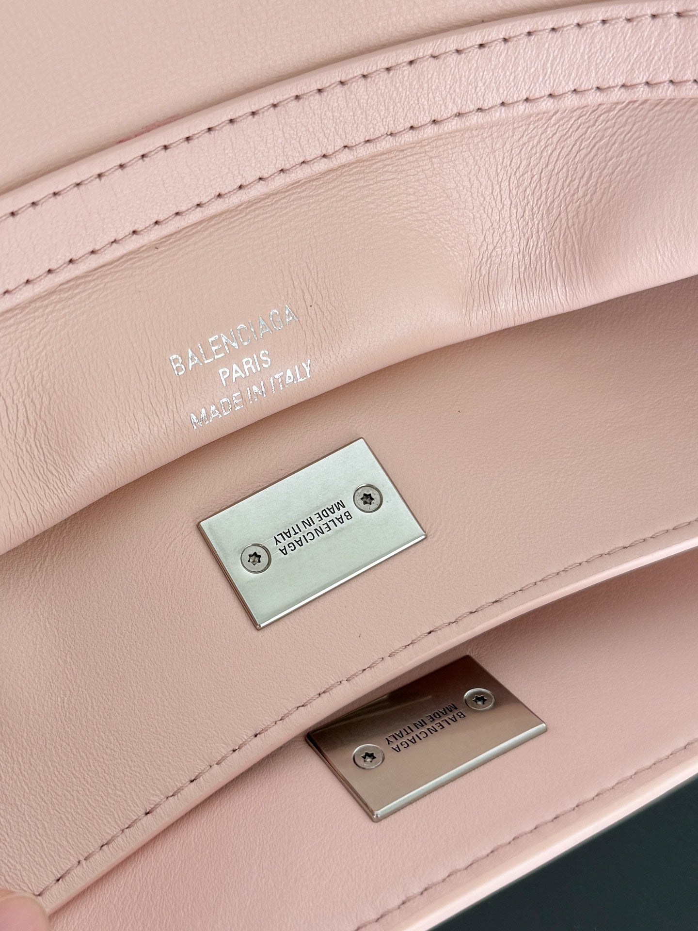 Balenciaga Rodeo 29 oversized bag pastel pink lambskin
