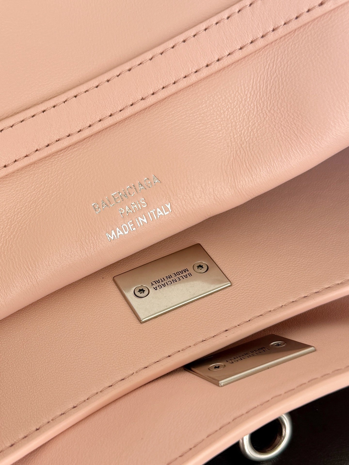 Balenciaga Rodeo oversized bag pastel pink lambskin