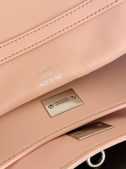 Balenciaga Rodeo oversized bag pastel pink lambskin