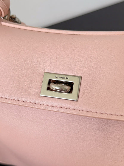 Balenciaga Rodeo oversized bag pastel pink lambskin