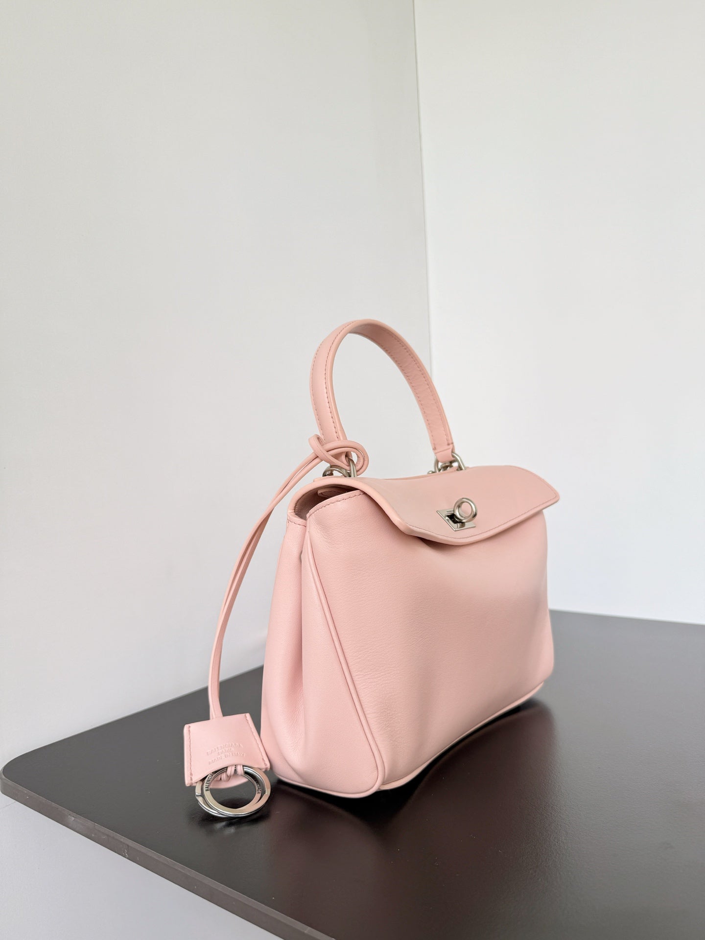 Balenciaga Rodeo oversized bag pastel pink lambskin