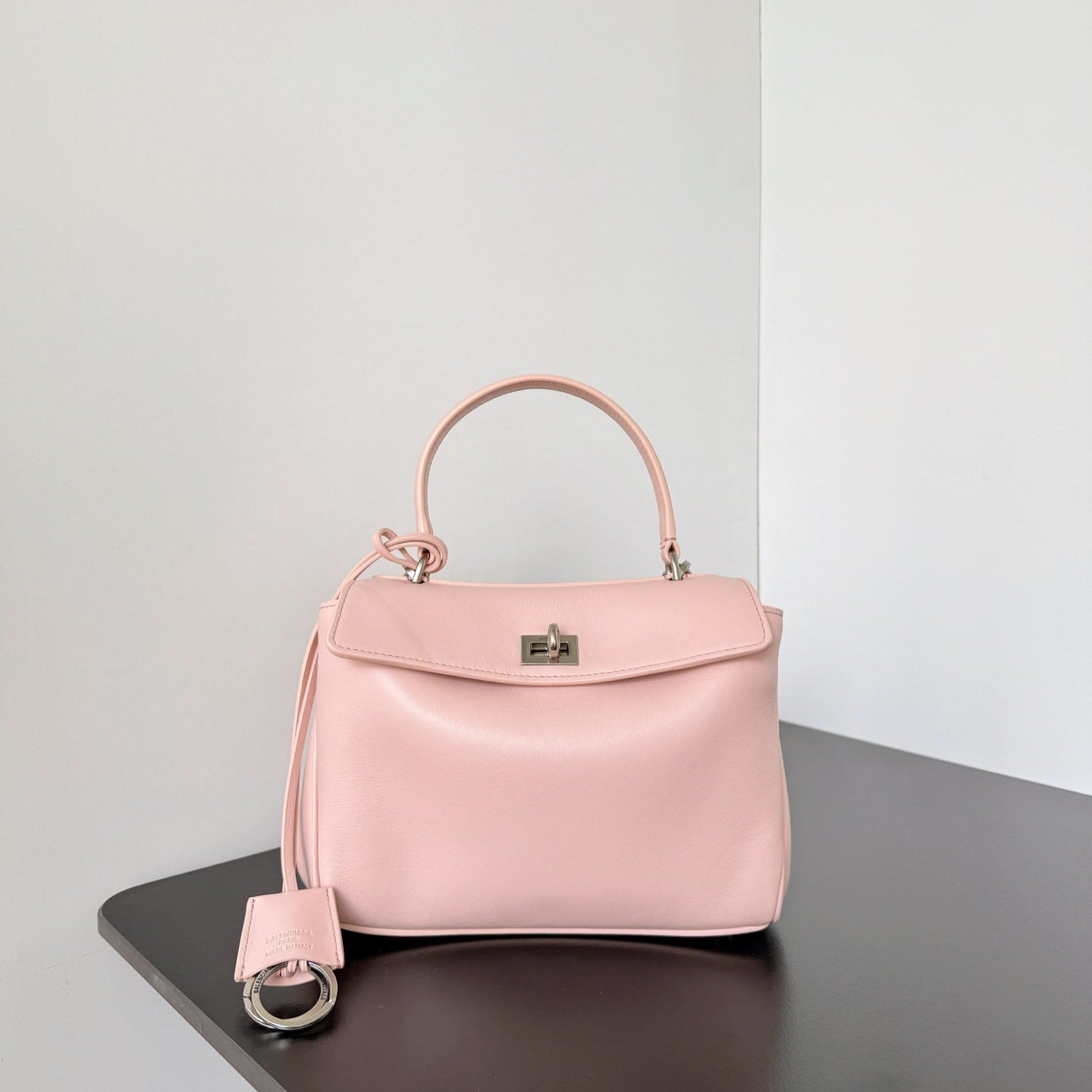 Balenciaga Rodeo oversized bag pastel pink lambskin