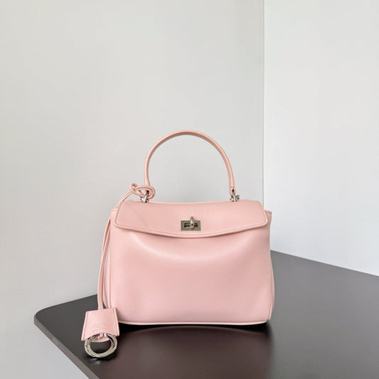 Balenciaga Rodeo oversized bag pastel pink lambskin