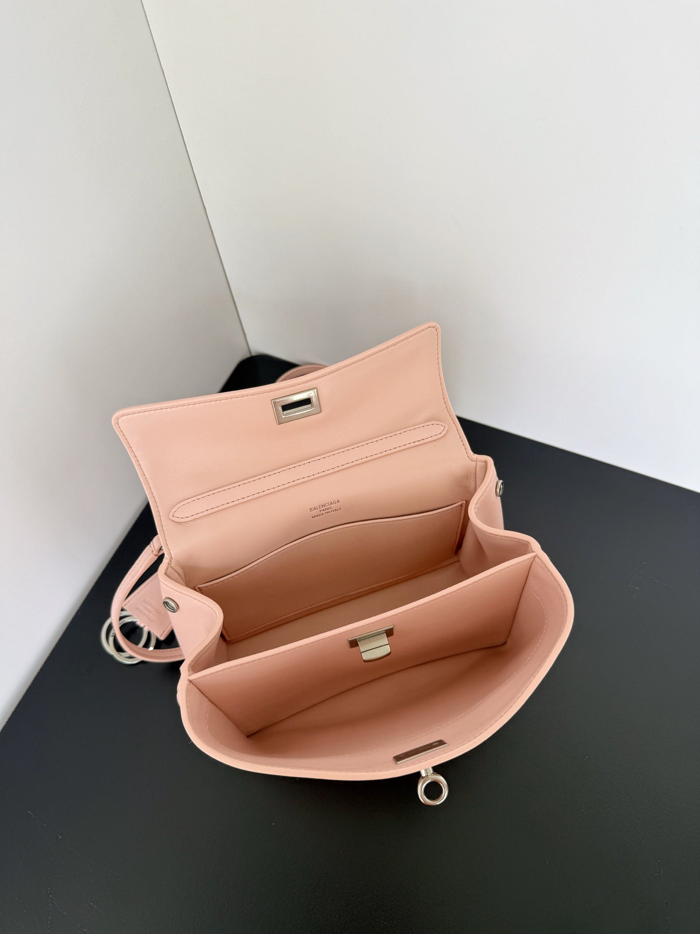 Balenciaga Rodeo oversized bag pastel pink lambskin